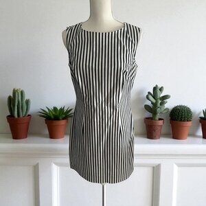 SOLD ST JOHN COLLECTION Striped Vintage Crewneck Dress Size 8